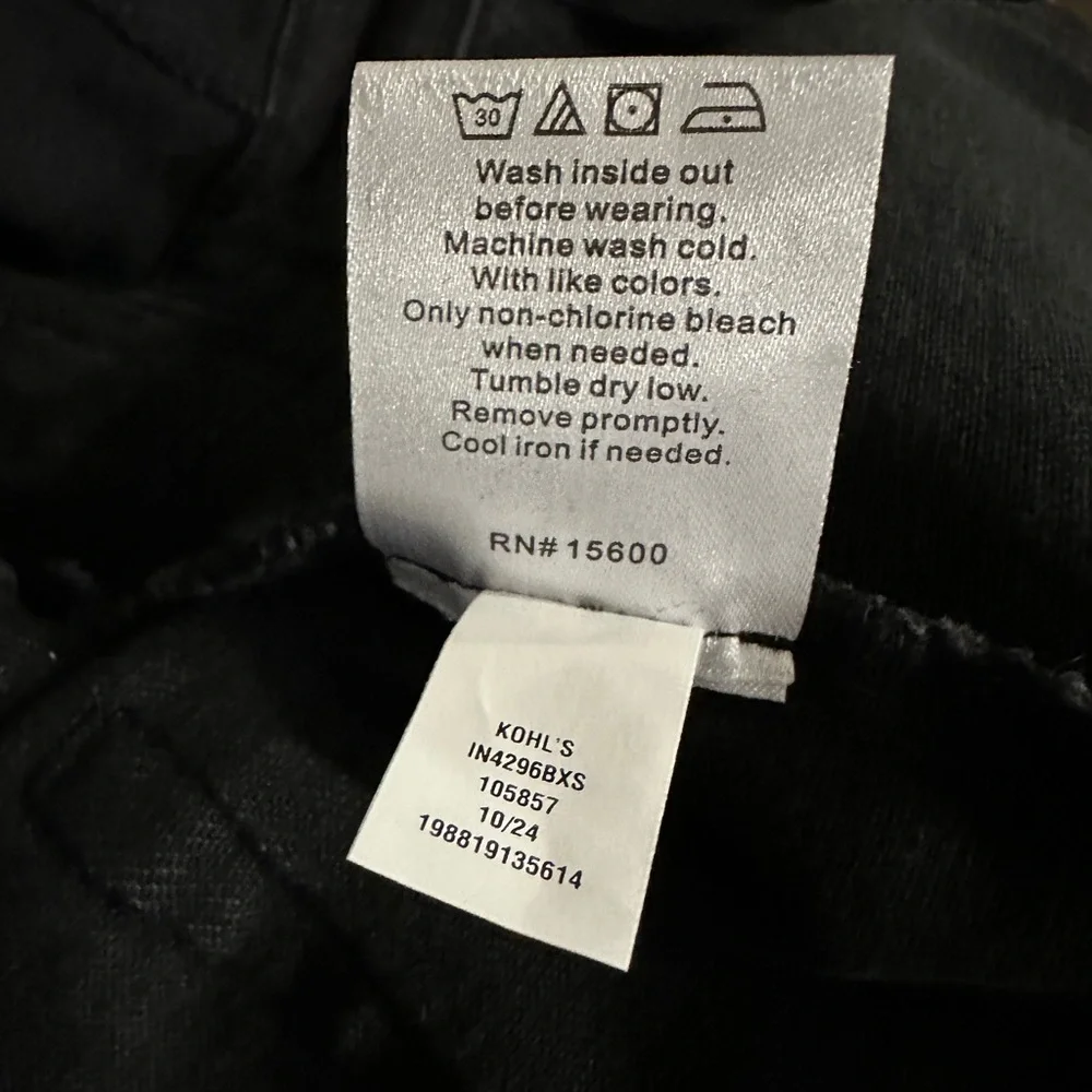 Women’s Intempo Black Washed Belted Denim Jumpsuit Size 16 NWT - Picture 14 of 14